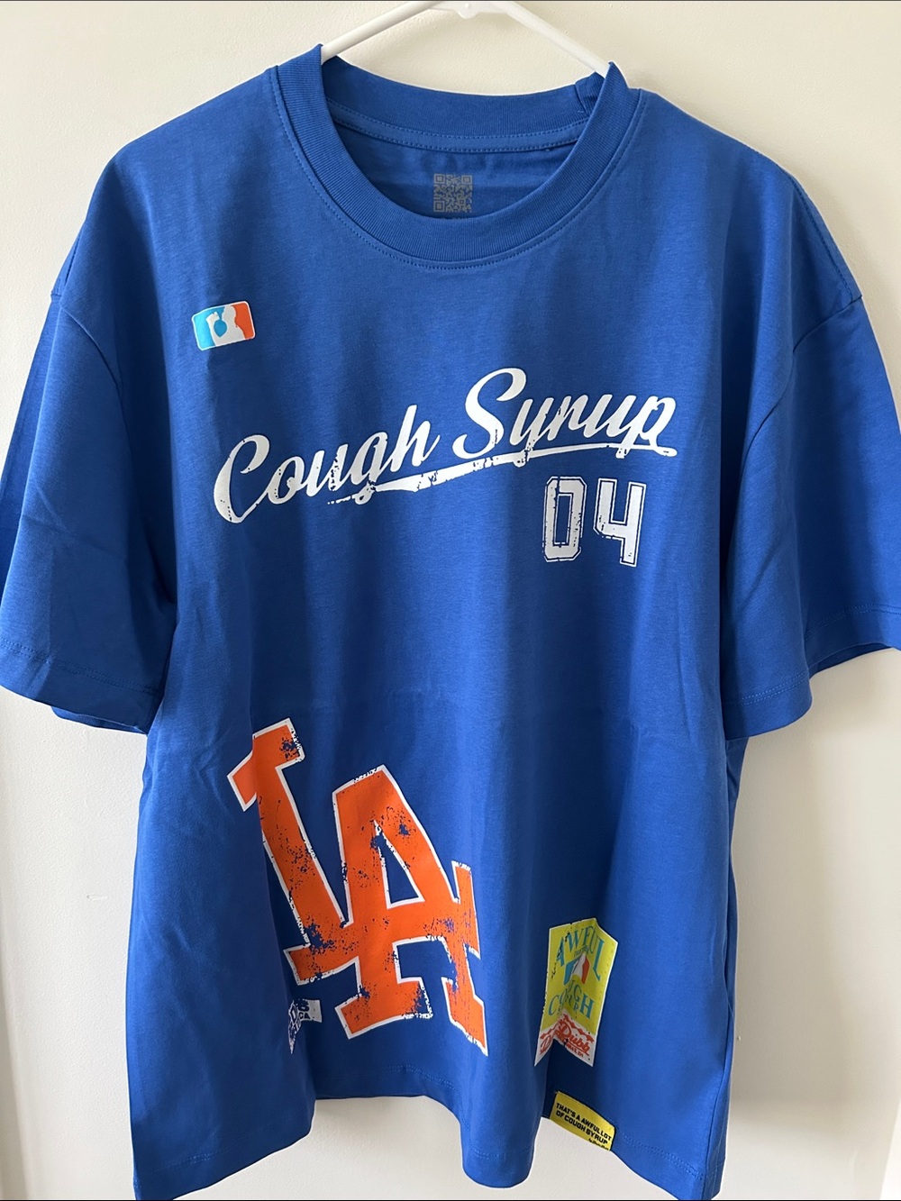Cough Syrup Graphic Tee - Blue